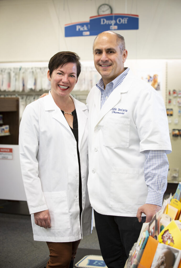 November 11, 2021. Eddie Dicaria and his staff at Porter's Compounding Pharmacy Coraopolis, Pa. part of East Coast PCCA client pharmacies for 2022 Calendar. (Photo Ralph Lauer)